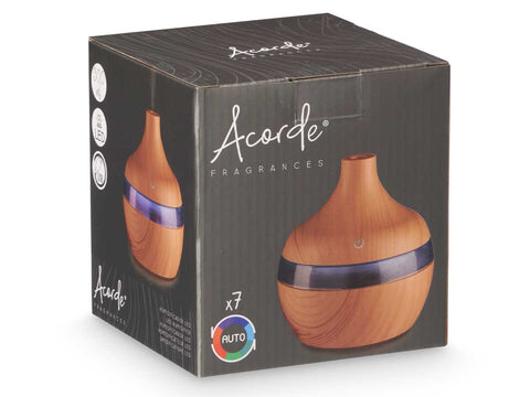 Humidificador Redondo Madera Acorde