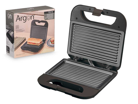 Sandwichera Grill Negra 750W