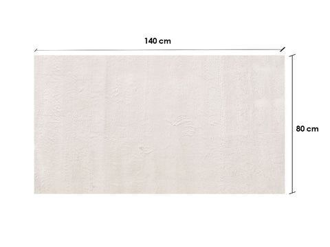 Alfombra Soft Crema 80x140cm