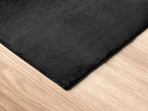 Alfombra Soft Negro 60x90cm