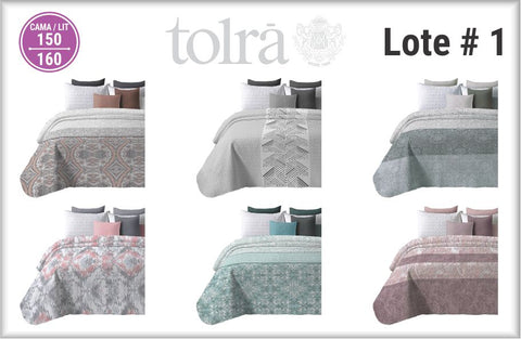 Colcha Bouti 150cm marca Tolra Lote 1