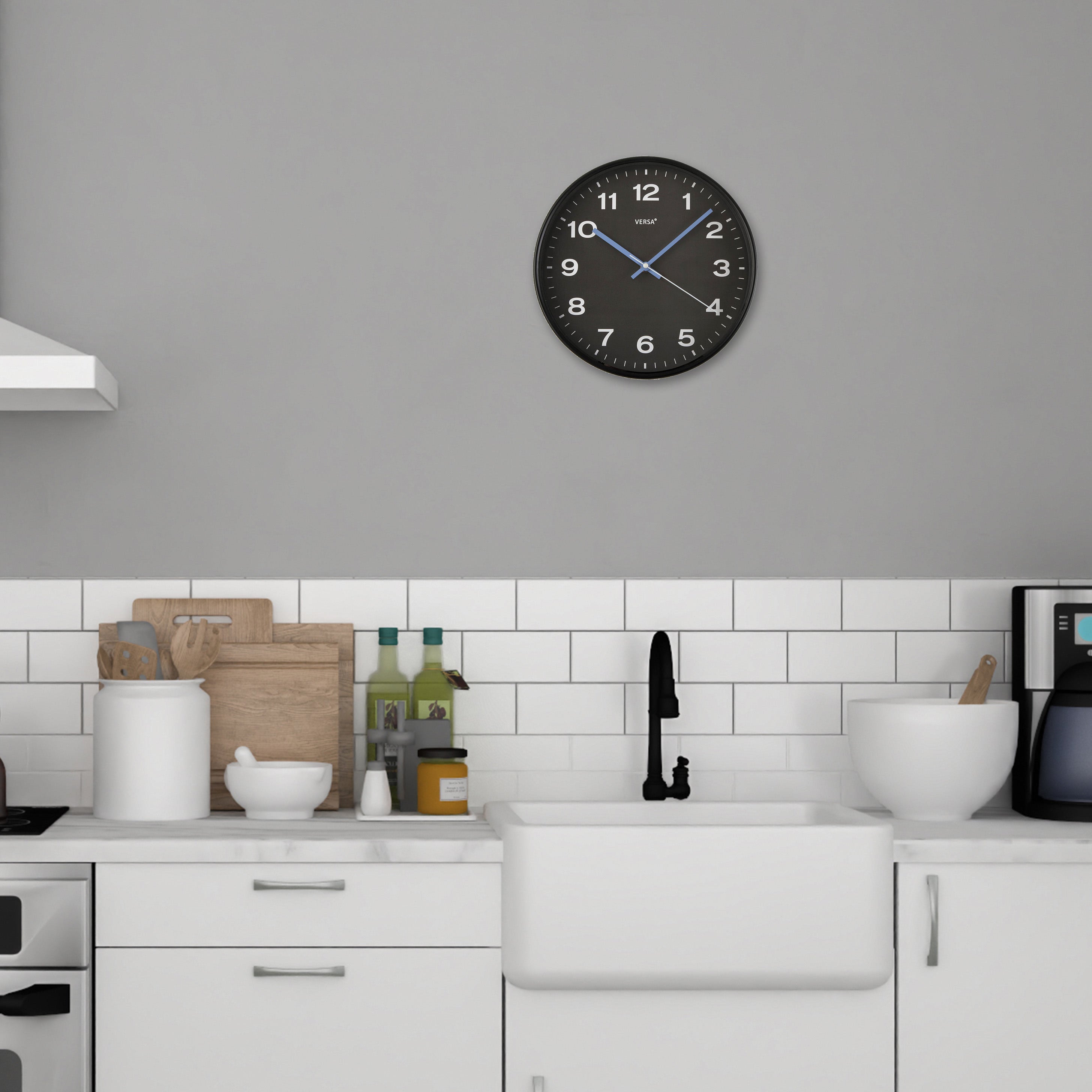 Reloj cocina negro new arrivals