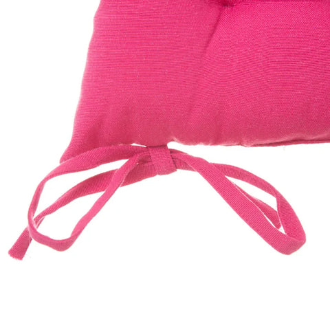 Cojín Silla Loneta Teñido Loving Colours 38x7x38cm Fucsia