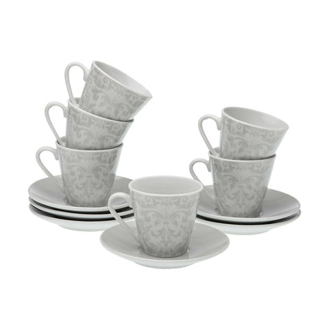 Set 6 Tazas de Café Damasco