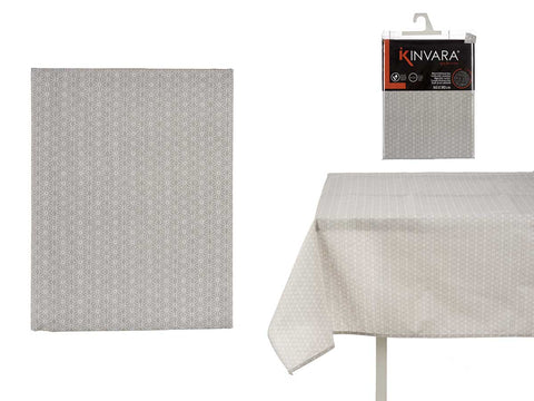 Mantel Loneta Antimanchas 140x180cm Estrella Gris