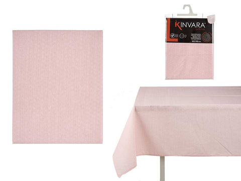 Mantel Loneta Antimanchas 140x180cm Estrella Rosa