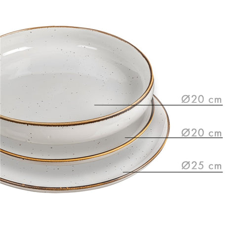 Plato de Porcelana Akiko 25cm