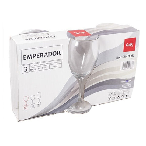 Pack 3 Copas Emperador 34,5cl Cok