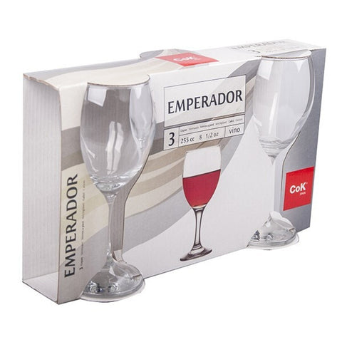 Pack 3 Copas Emperador 25cl