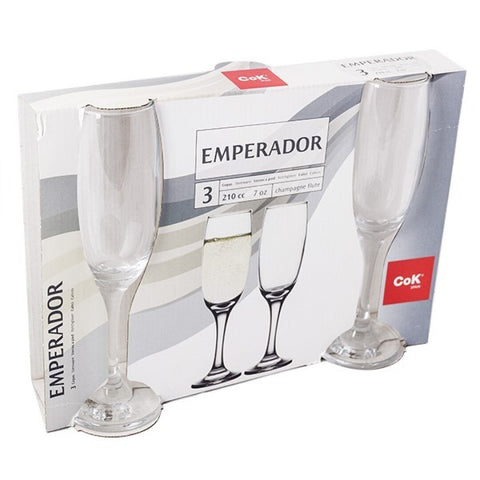 Pack 3 Copas Cava Emperador 34,5cl Cok