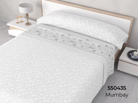 Juego de Sábanas Franela Mumbay Cama 90cm