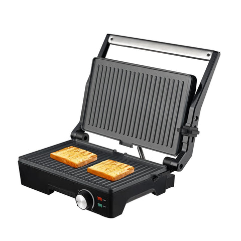 Tostadora Panini Grill Negra 1600W Royalty Line