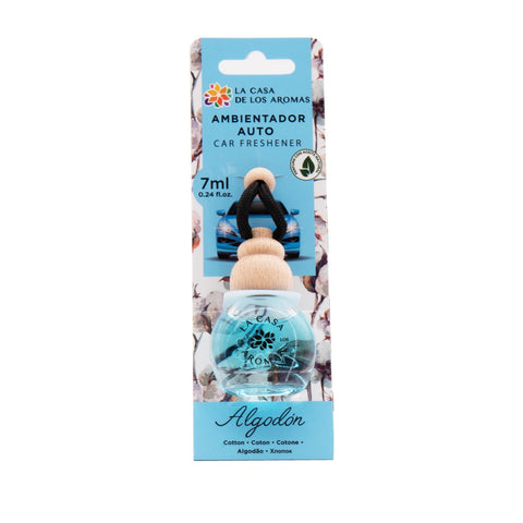 Ambientador Colgador de Coche Algodón 7ml