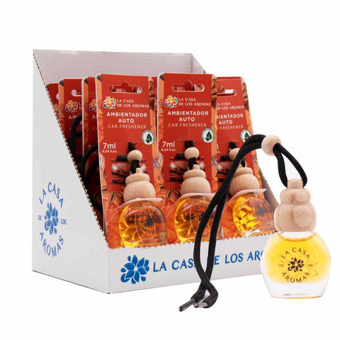 Ambientador Colgador de Coche Canela Naranja 7ml