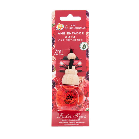 Ambientador Colgador de Coche Frutos Rojos 7ml