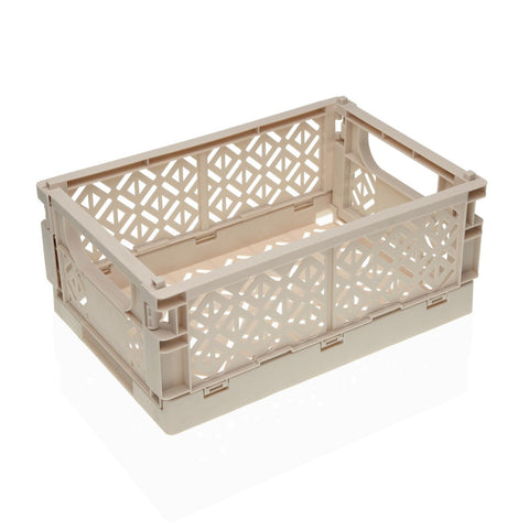 Caja Plegable Beige Grande 35x14x 23,5 cm