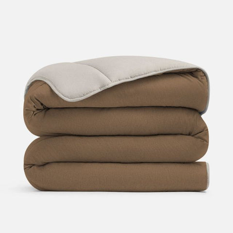 Edredón cama 90cm Beige/Camel 300gr 180x260cm