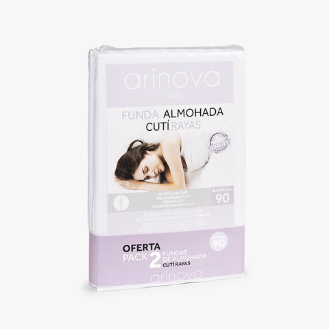 Pack 2 Fundas de Almohada Carina 90cm Arinova